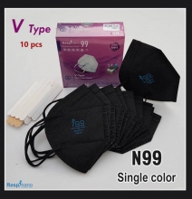 جعبه 10 عددی ماسک KN99-VTYPE امیکرون رنگبندی ریما