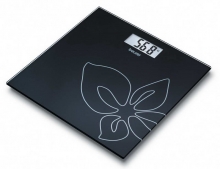 ترازوی شیشه ایGS27 BLACK FLOWER